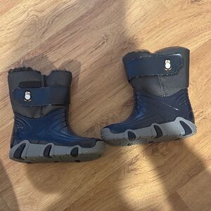Original Penguin Navy Kids Snow Boots